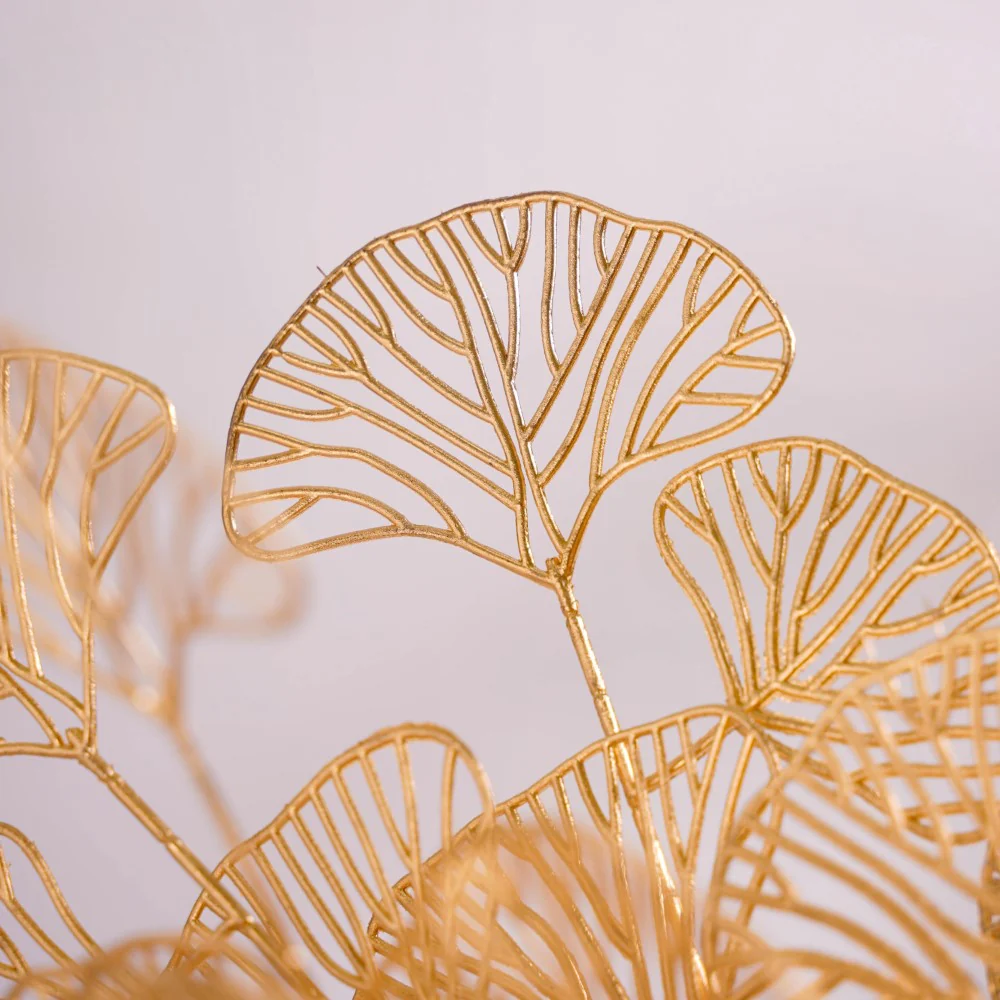 Ginkgo Stem Gold Set Of 4 - Image 7