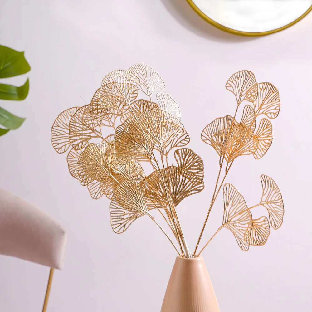 Ginkgo Stem Gold Set Of 4 - Image 8