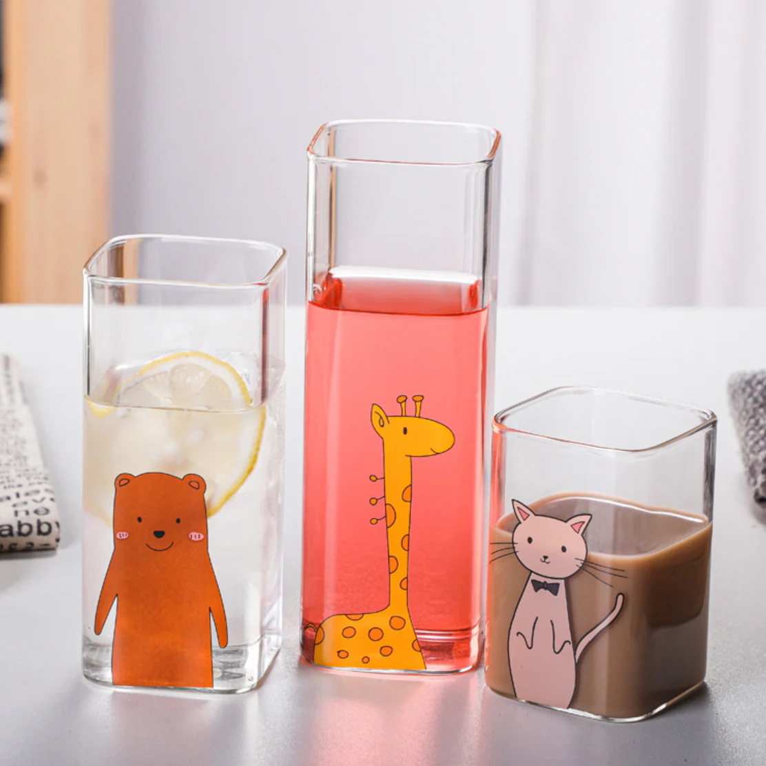 Giraffe Tall Tumbler Transparent - Image 6