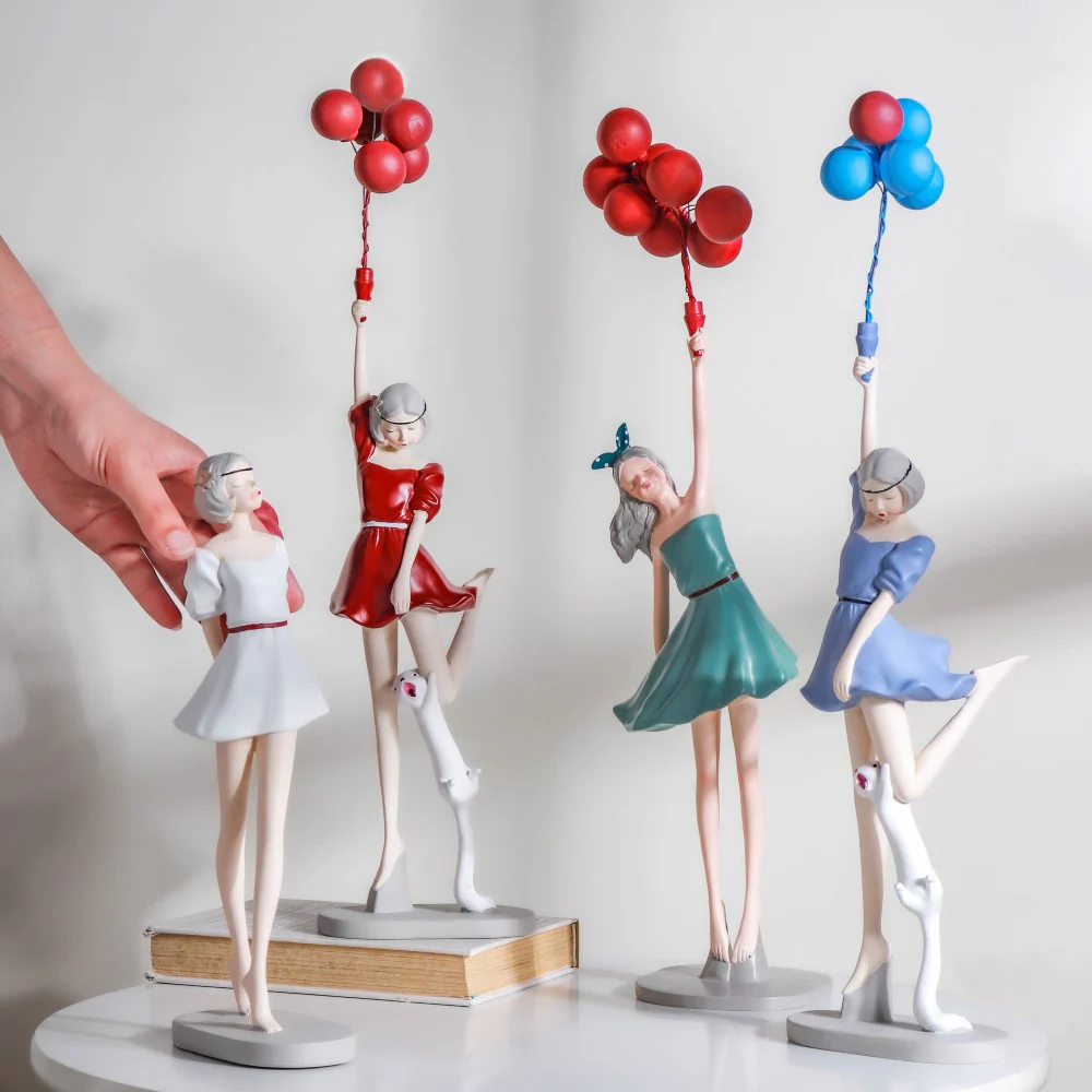 Girl With Balloons Showpiece - Image 2