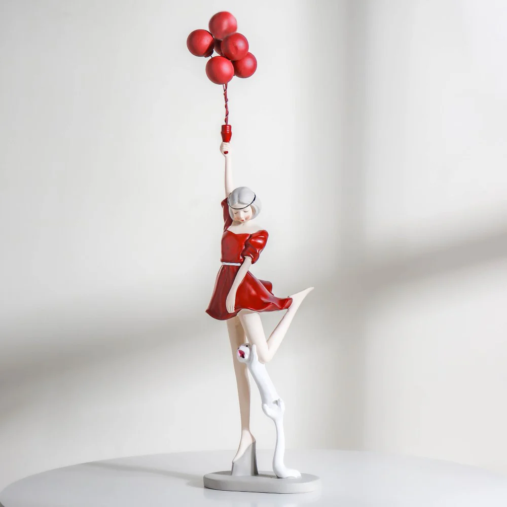 Girl With Balloons Showpiece - Image 3