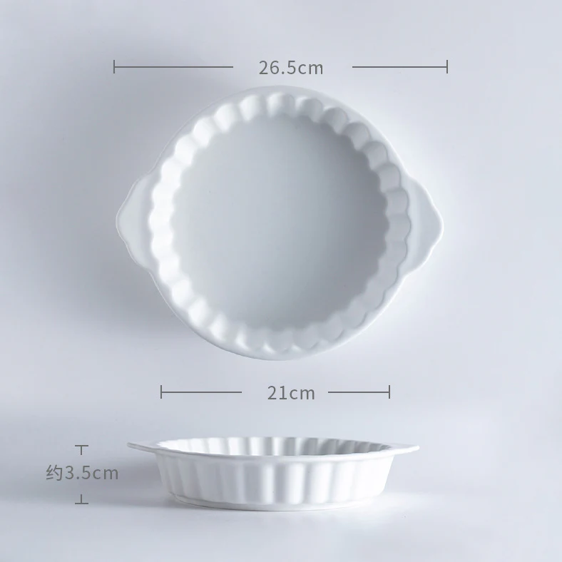 Glacial White Baking Tray 10 Inch - Image 8