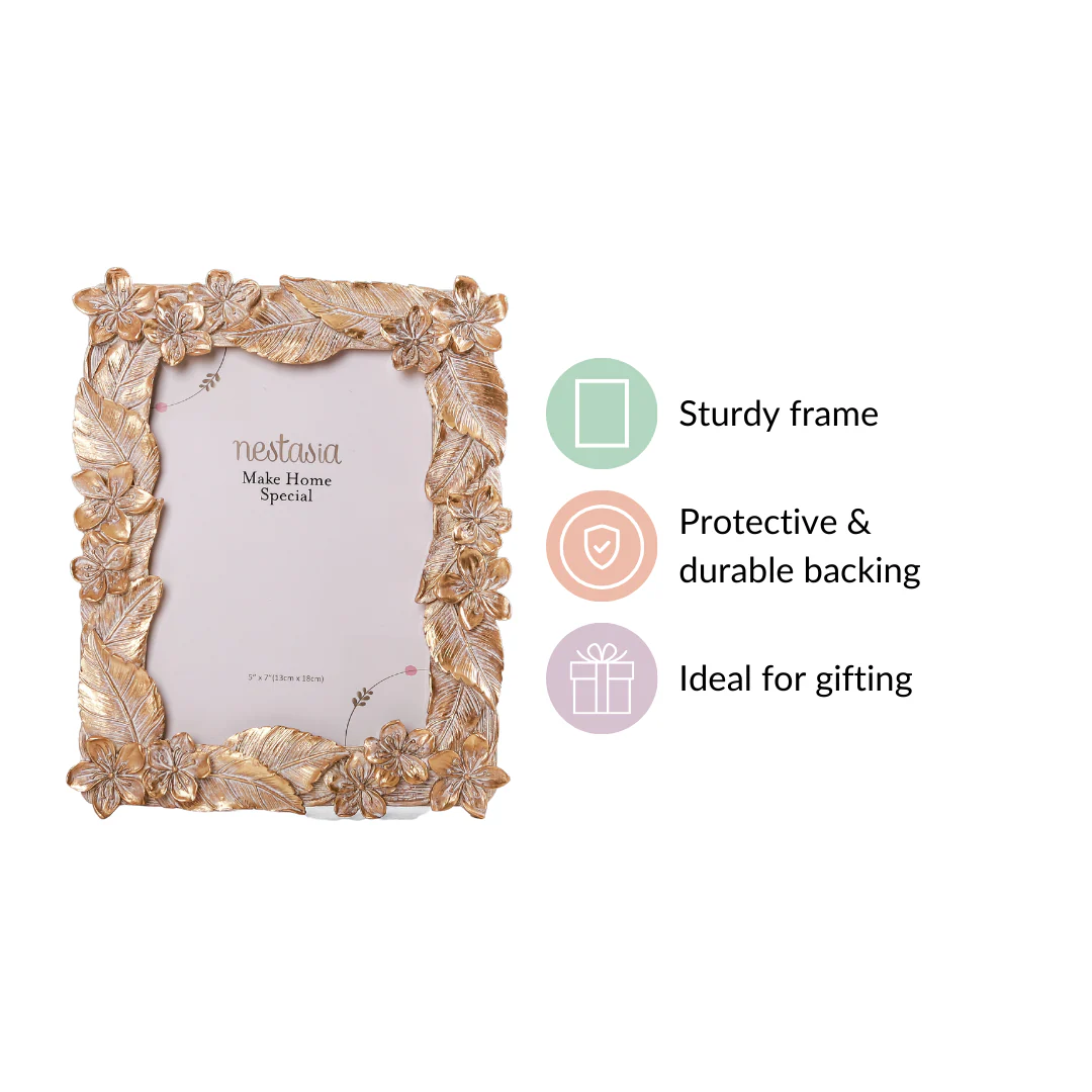 Glam Tropical Picture Frame Gold 9"x7.5" - Image 6