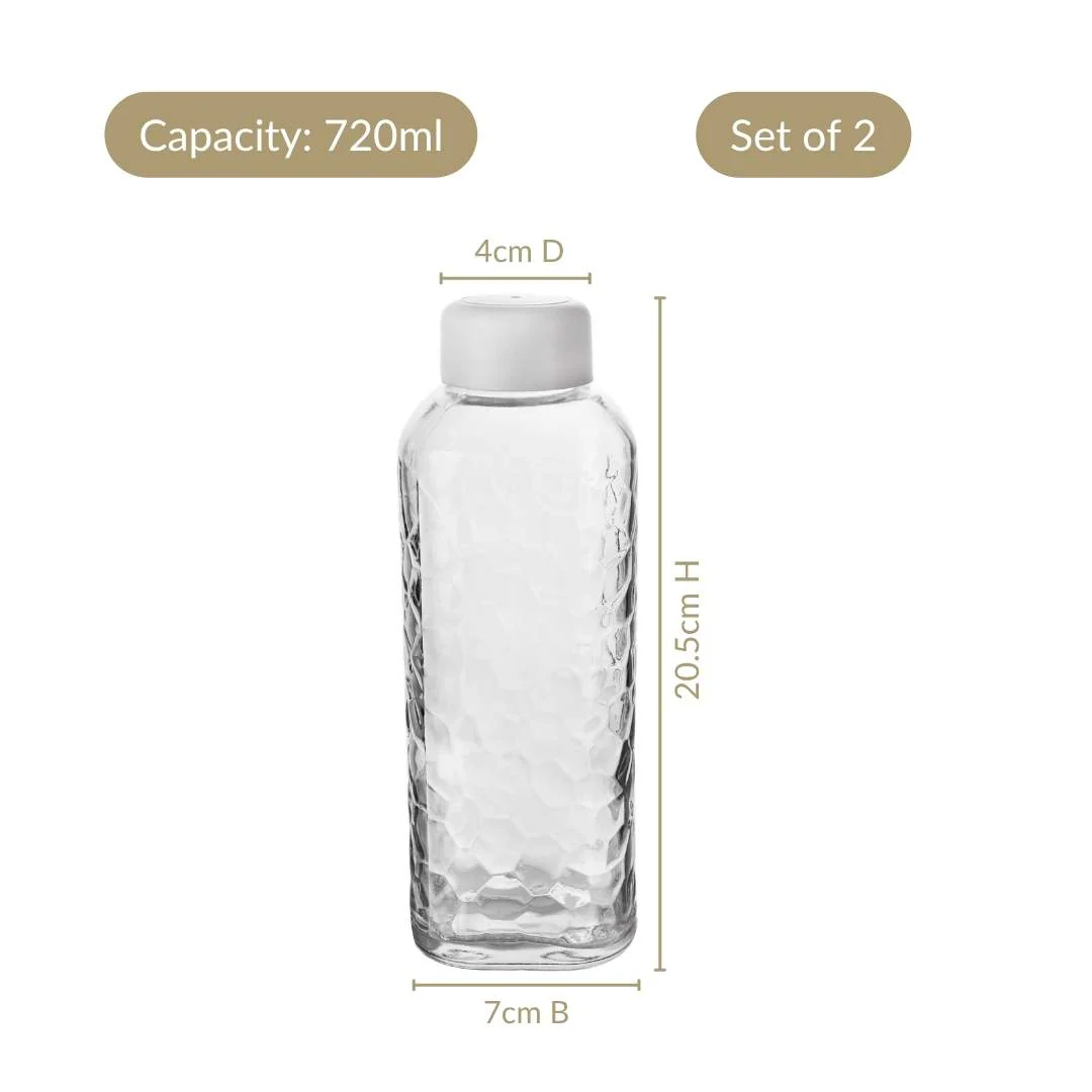 Glass Bottle Set Of 2 720ml - Image 4