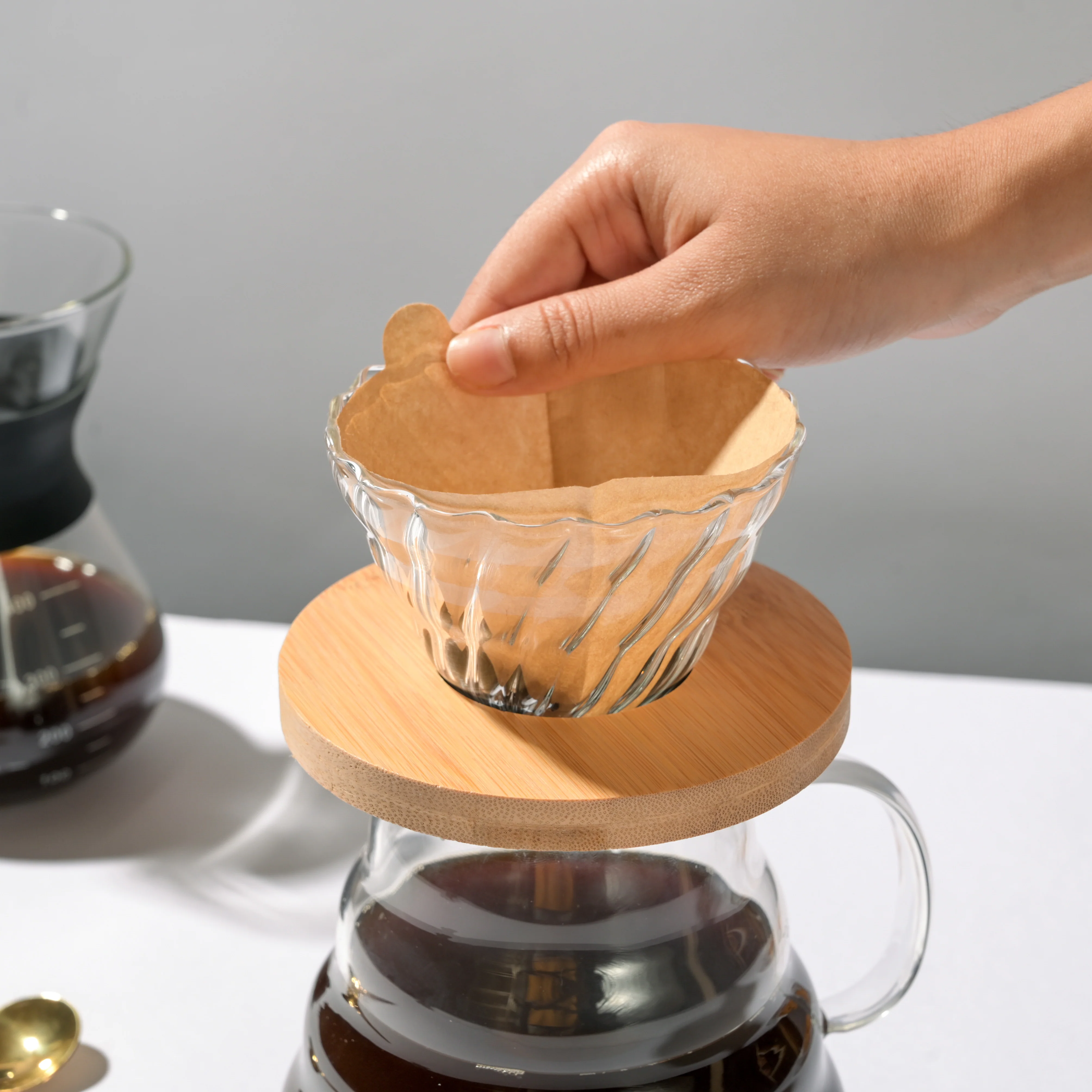 Glass Coffee Dripper Small - Image 7