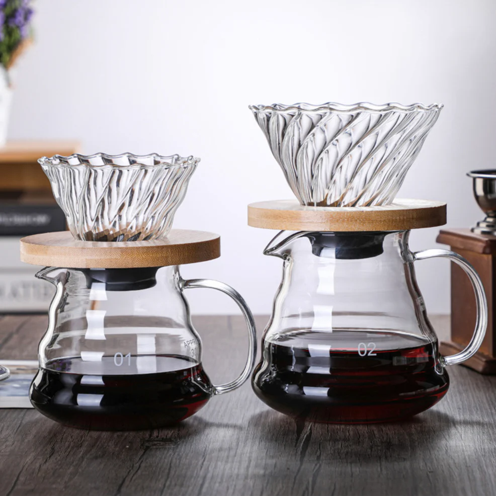 Glass Coffee Server With Lid Medium - Image 11