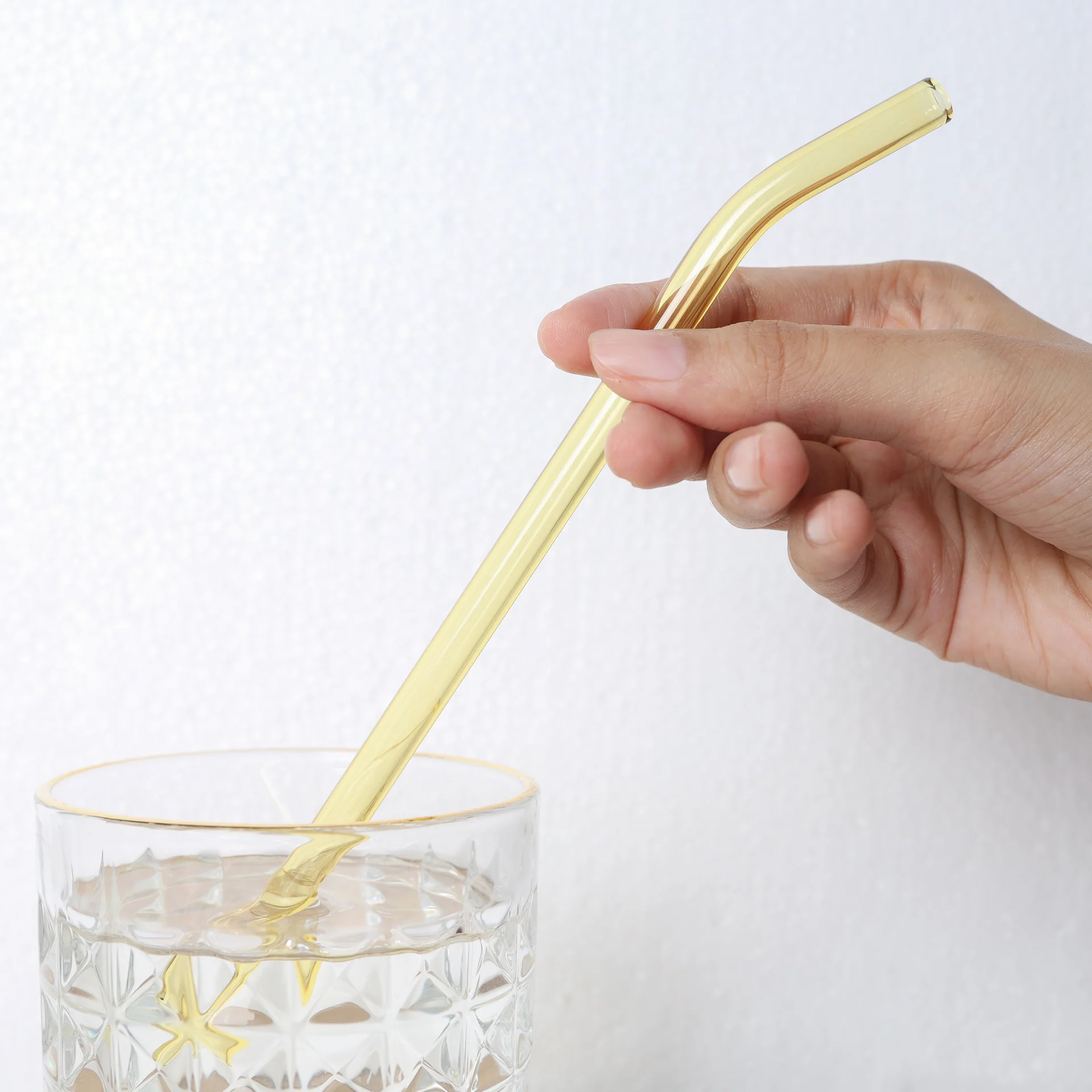 Glass Drinking Straw Set of 4 - Image 10
