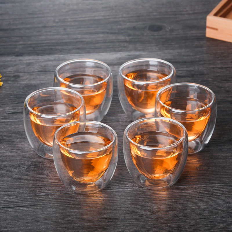 Glass Kettle With Double Wall Tea Cups - Image 4
