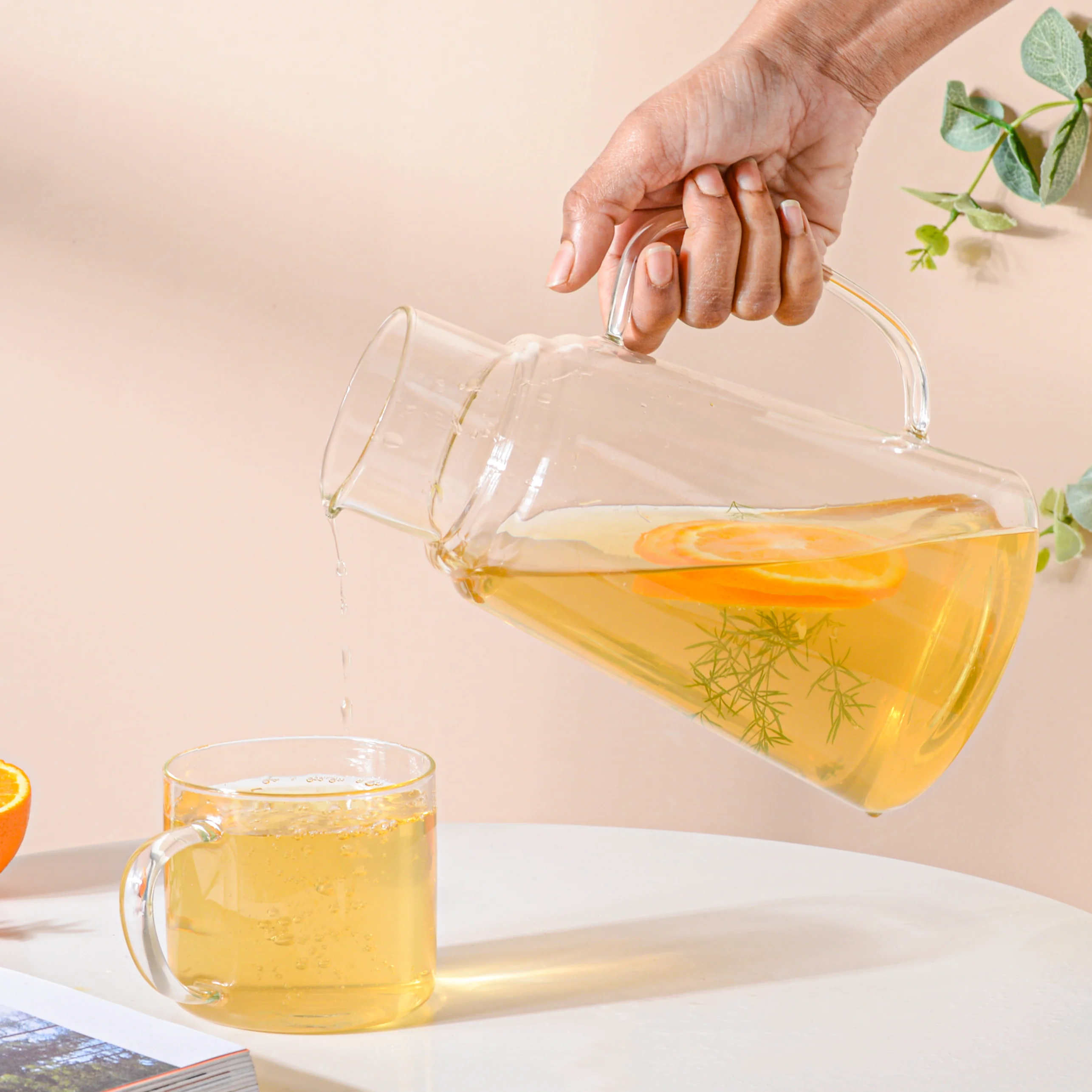 Glass Mug and Jug Set - Image 2