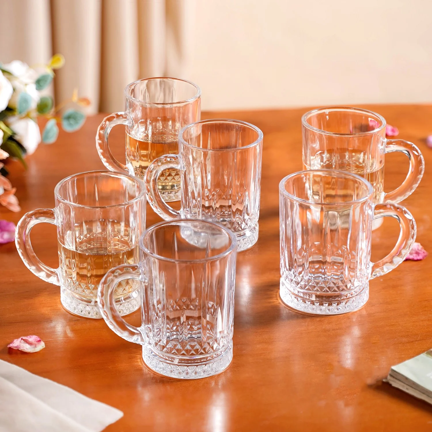 Glass Mug Set Of 6 200ml - Image 7