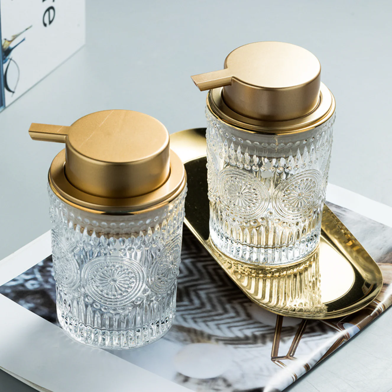 Glass Pump Bottle - Image 8