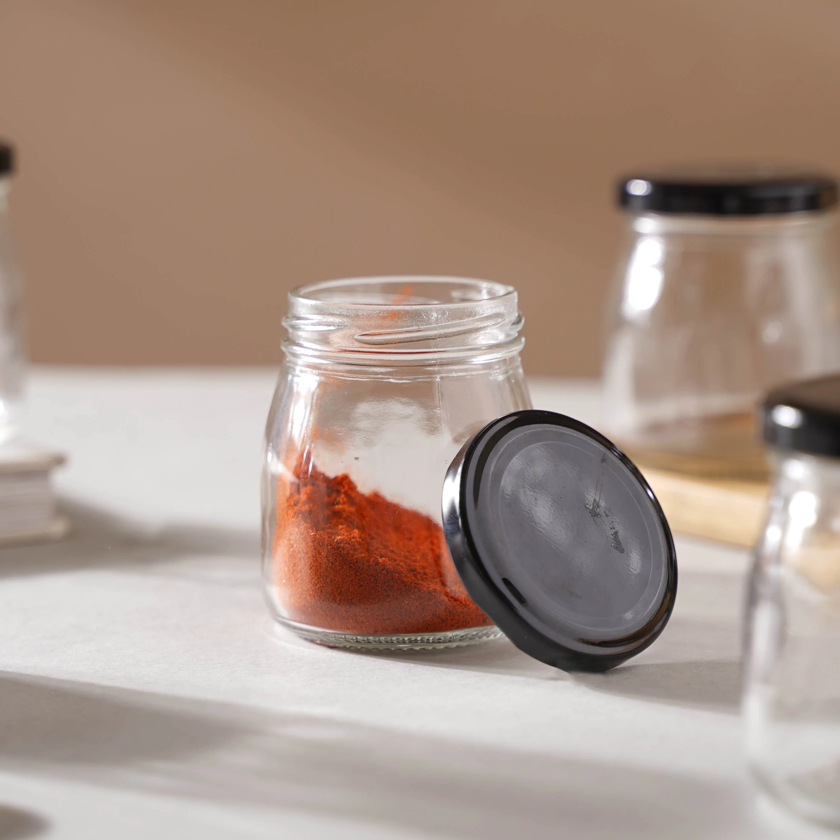 Glass Storage Container with Lid Set of 6 - Image 6
