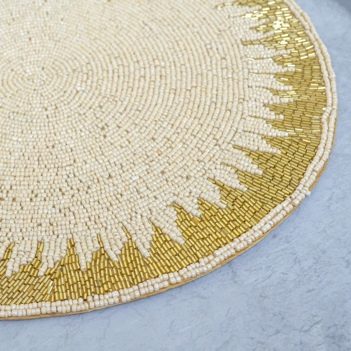 Gold and White Table Mat - Image 5