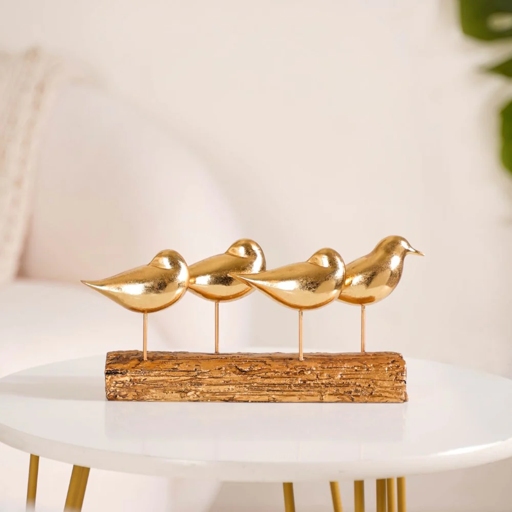 Gold Bird Showpiece With Stand - Image 10