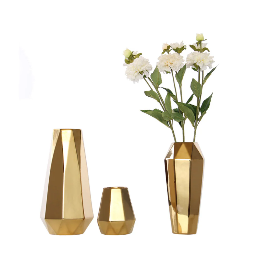 Gold Flower Pot - Image 5