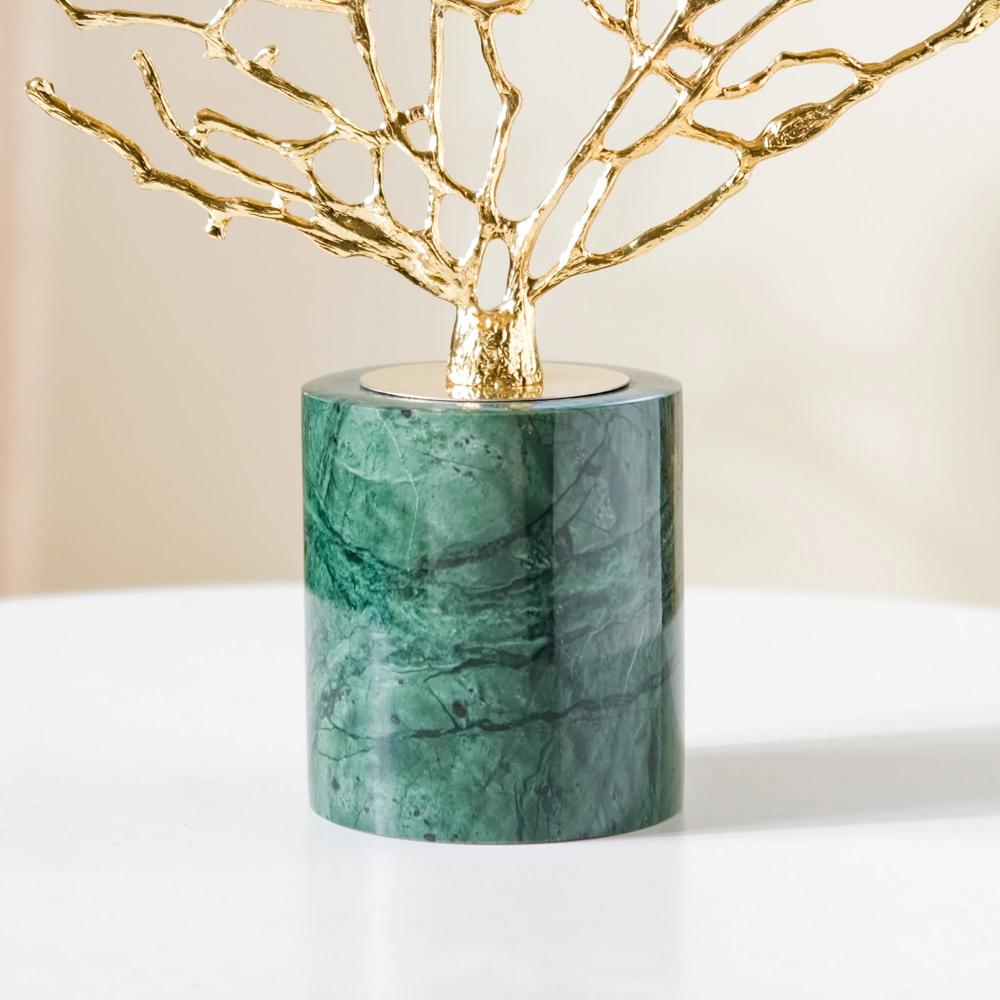 Gold & Marble Tree Decor Showpiece Small - Image 6