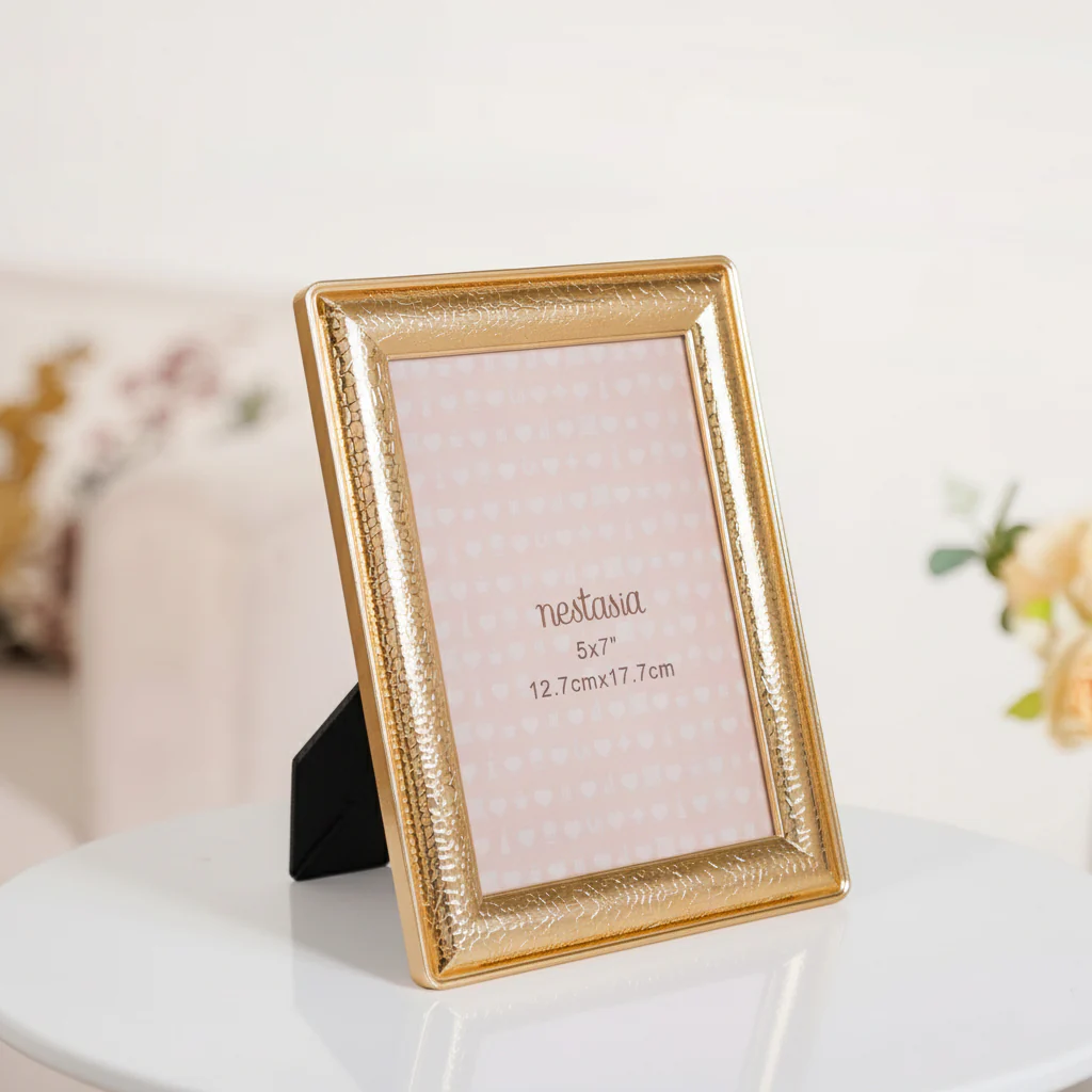 Gold Metallic Photo Frame Large 13x18cm - Image 7