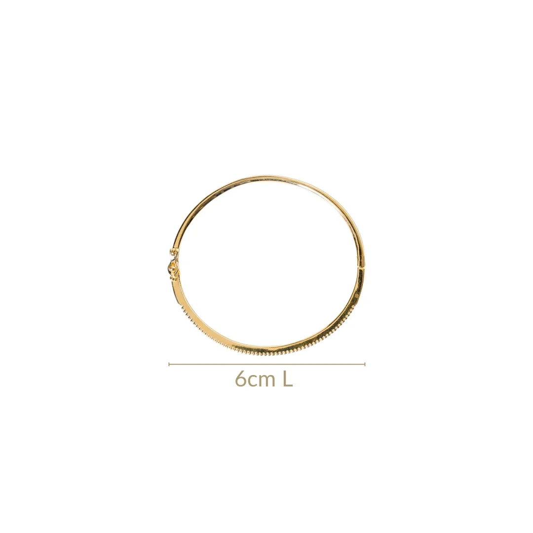 Gold Nail Glittery Bracelet - Image 3
