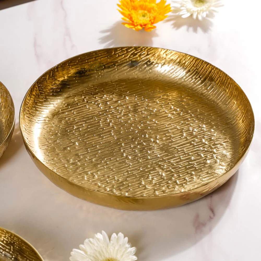 Gold Urli Set Of 3 - Image 3