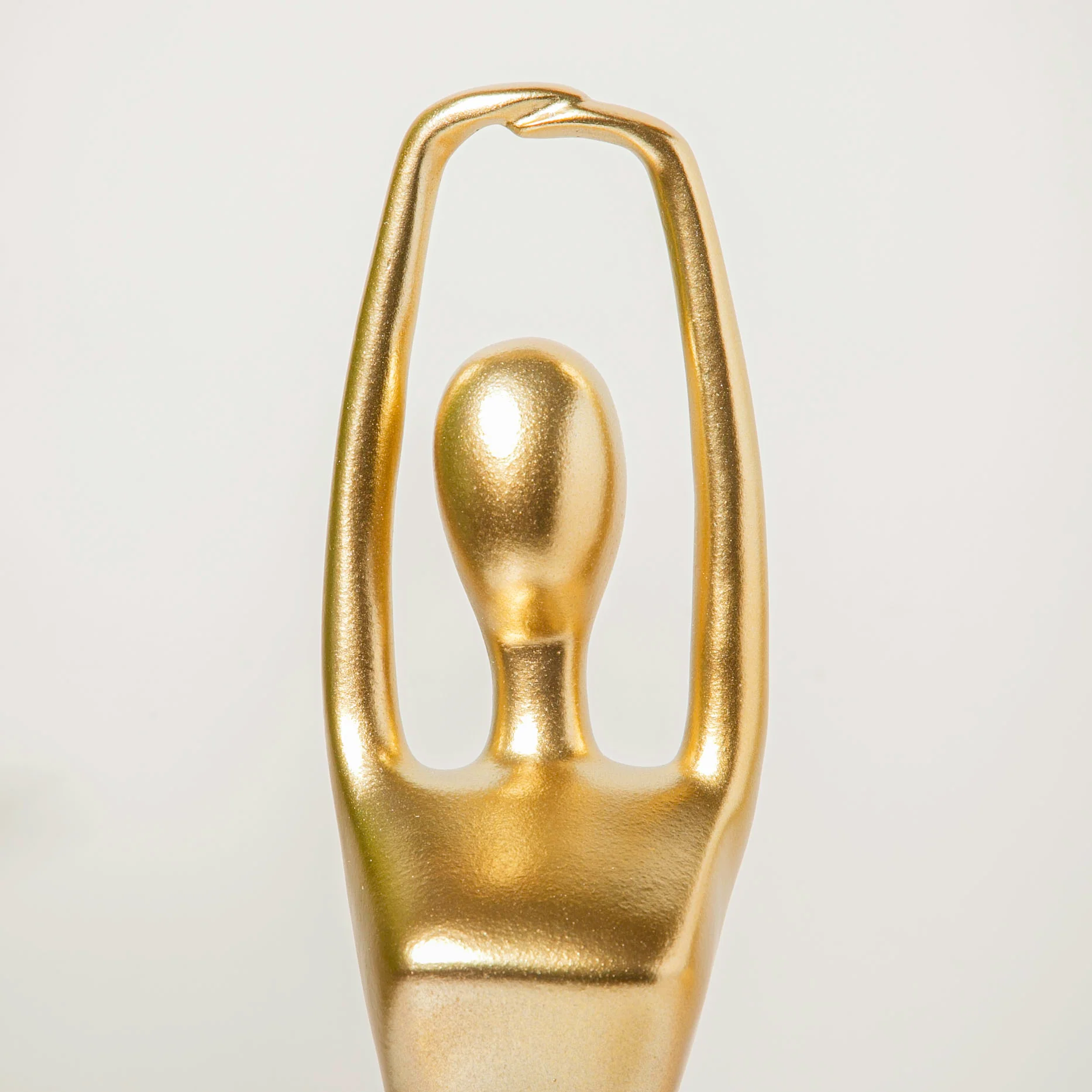 Gold Yoga Showpiece Hands Raised - Image 4
