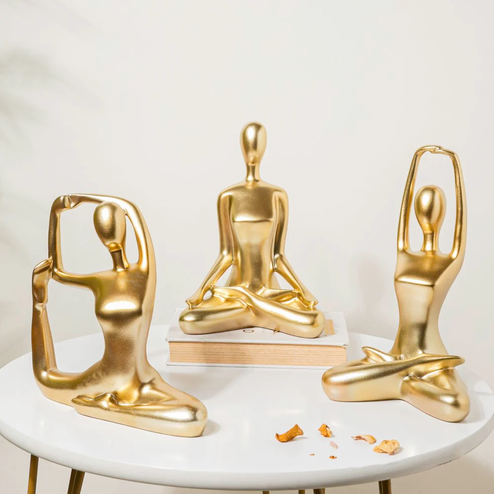Gold Yoga Showpiece Meditation - Image 5