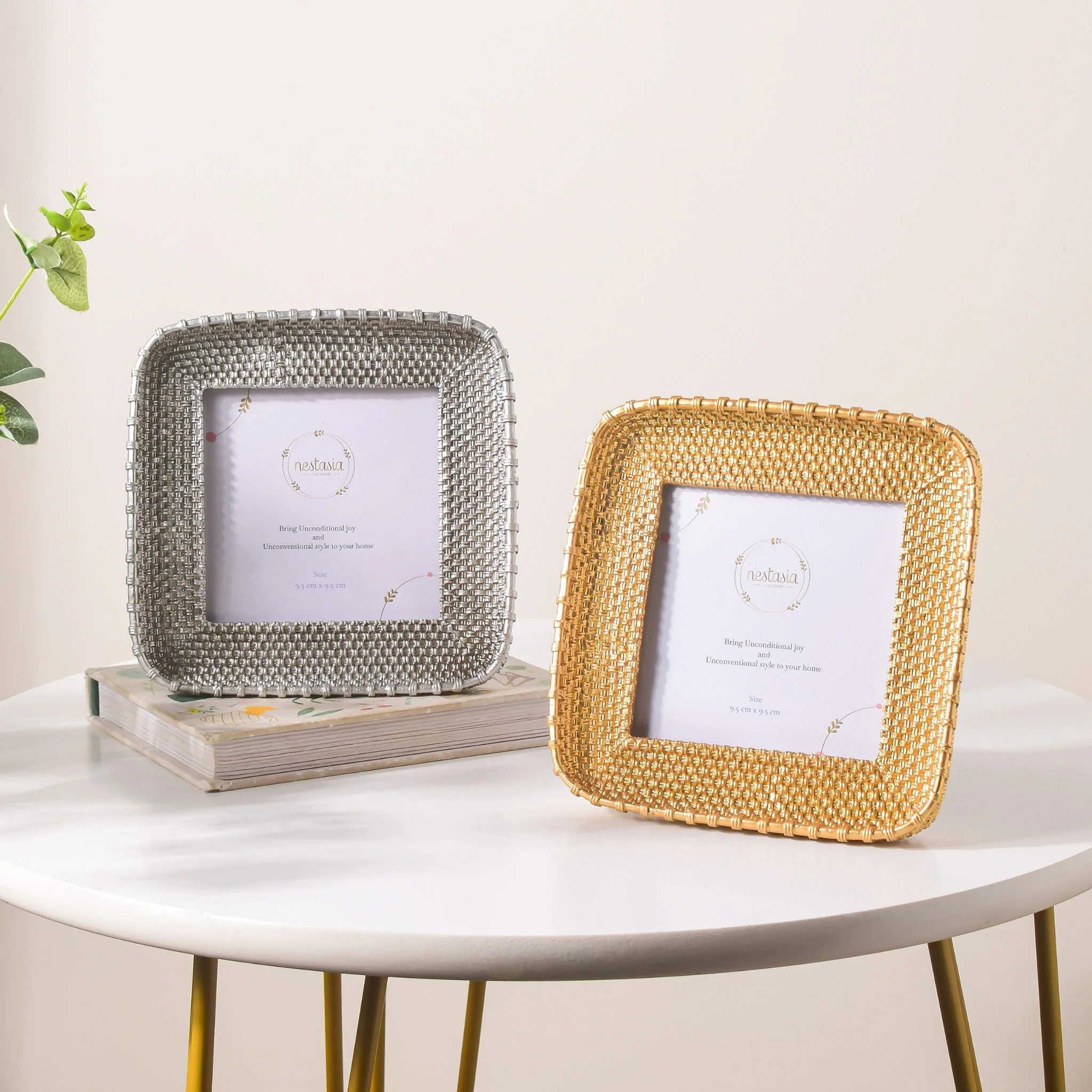 Golden Glam Square Photo Frame - Image 5