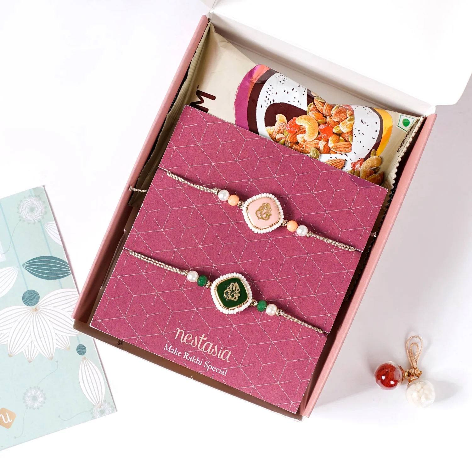 Golden Leaf Rakhi Gift Hamper For Brother - Image 4