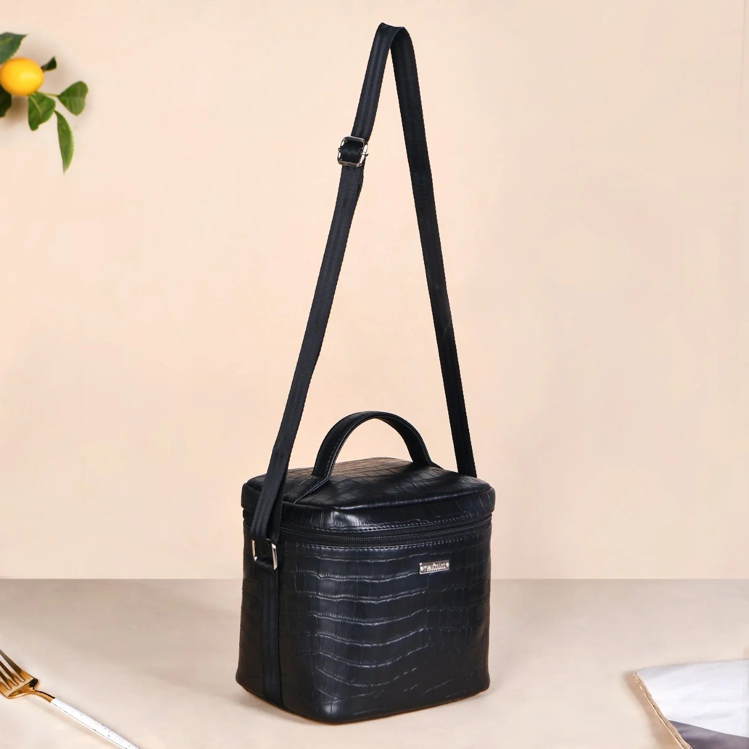 Gourmet Carry Lunch Bag Lunch Box Set Black - Image 6