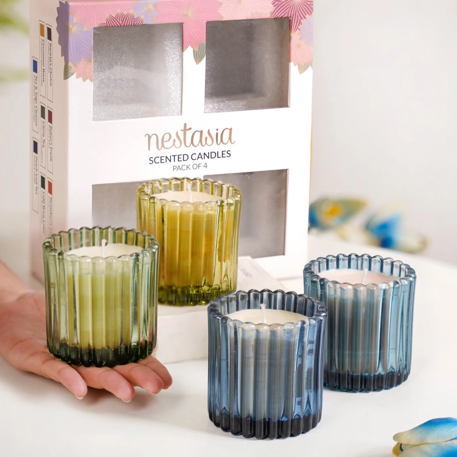 Gradient Sky Scented Candle Set Of 4 - Image 3