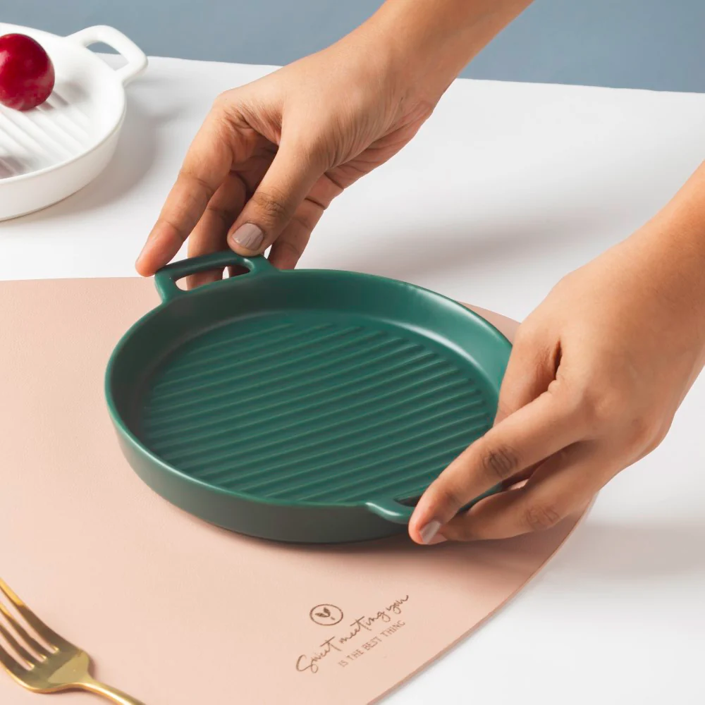 Green Oven Plate Small - Image 9