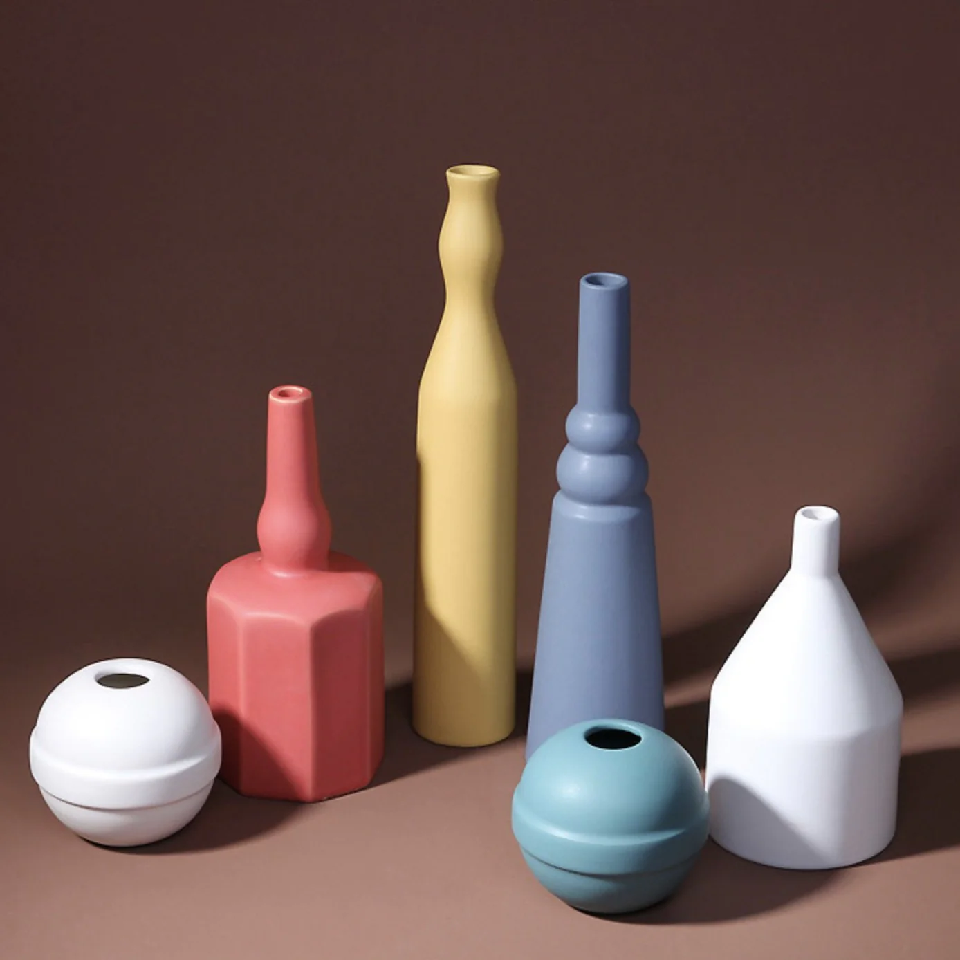 Teal Round Vase - Image 2