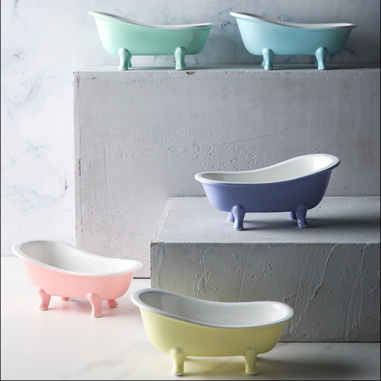 Green Tub Ceramic snack bowl - Image 5