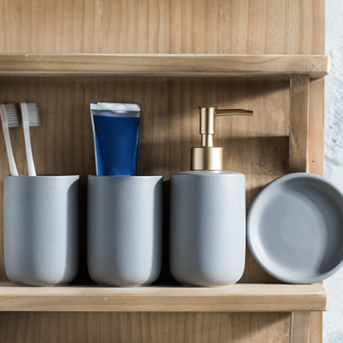 Grey Bath Set - Image 5