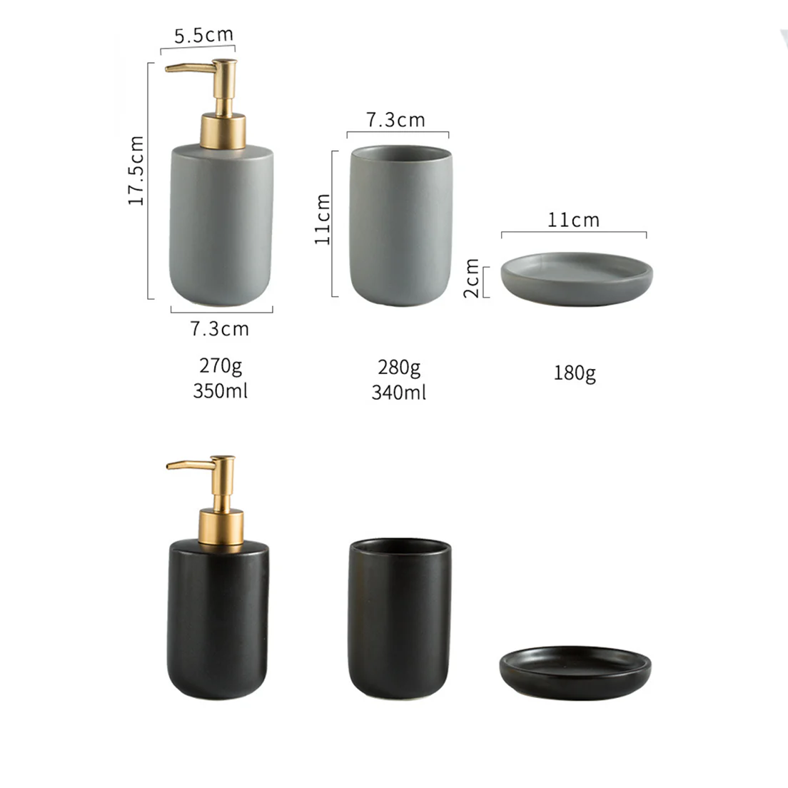 Grey Bath Set - Image 7