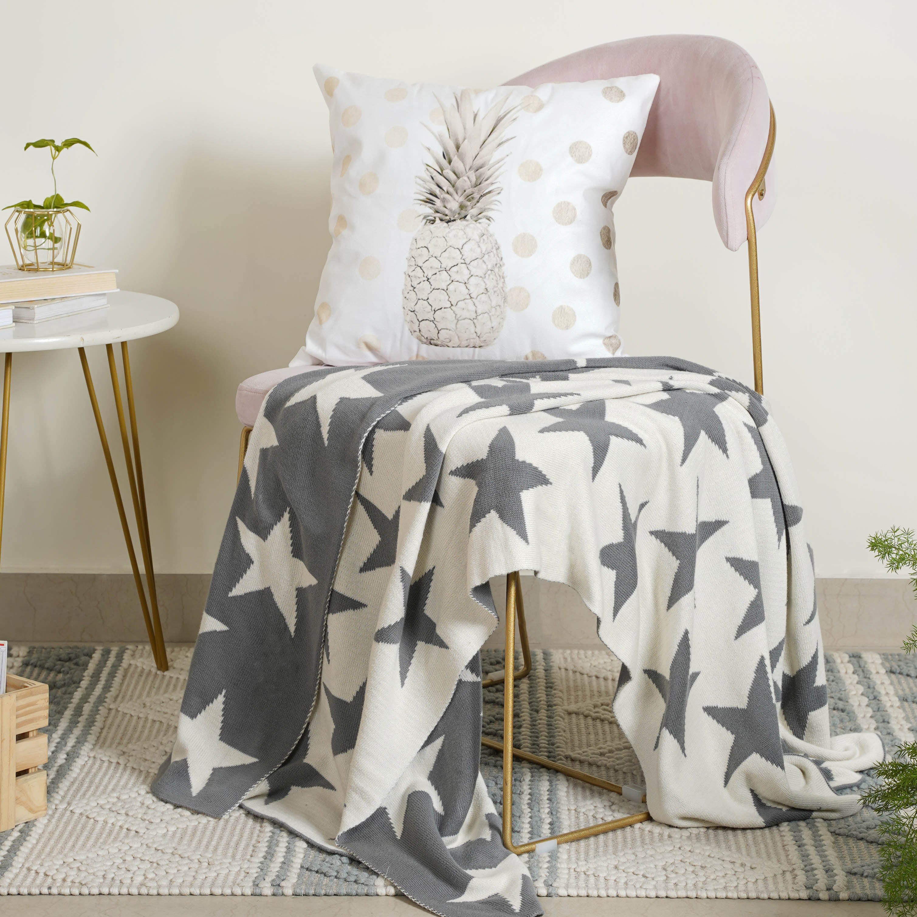 Grey Star Throw - Image 5