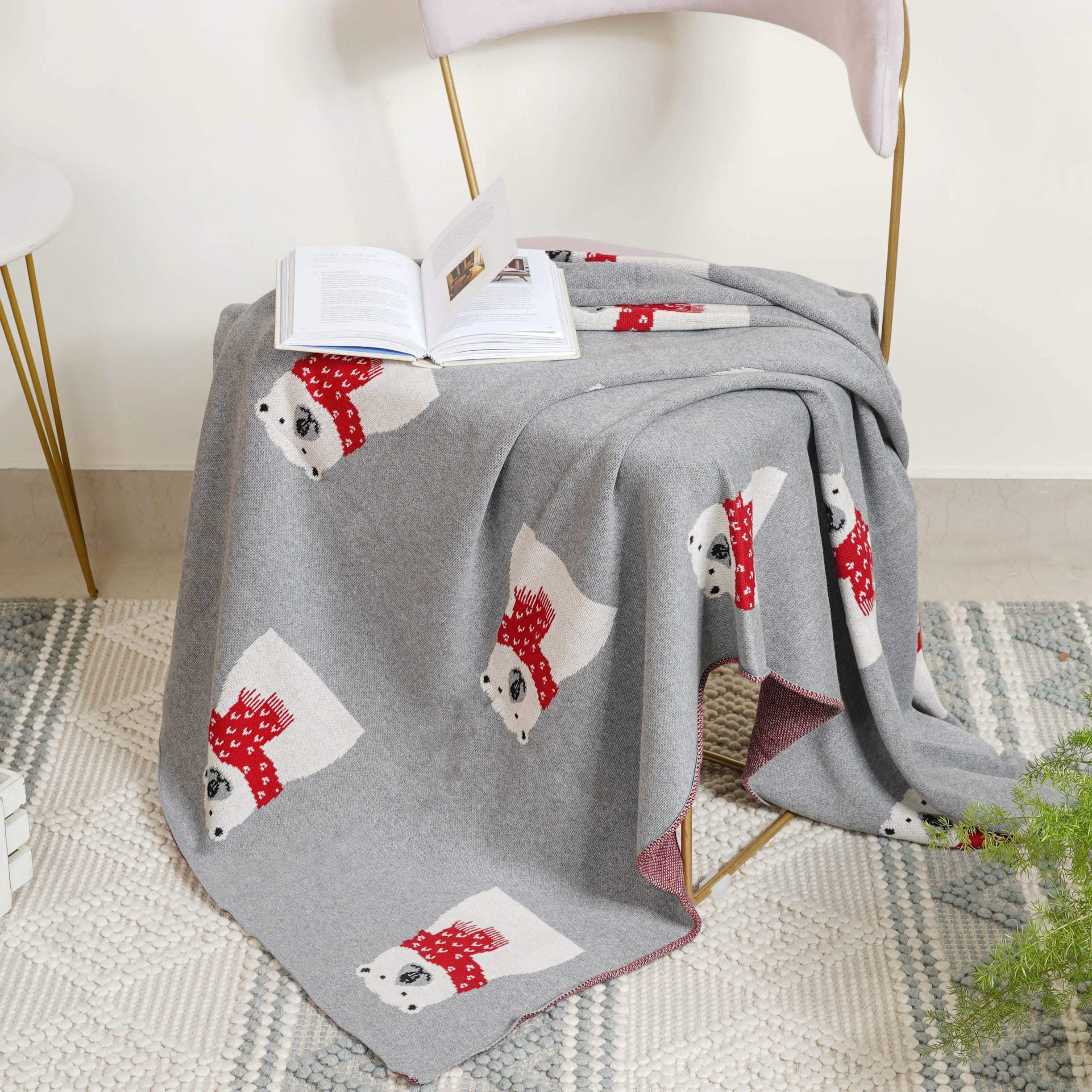 Grey Throw Cover - Image 4