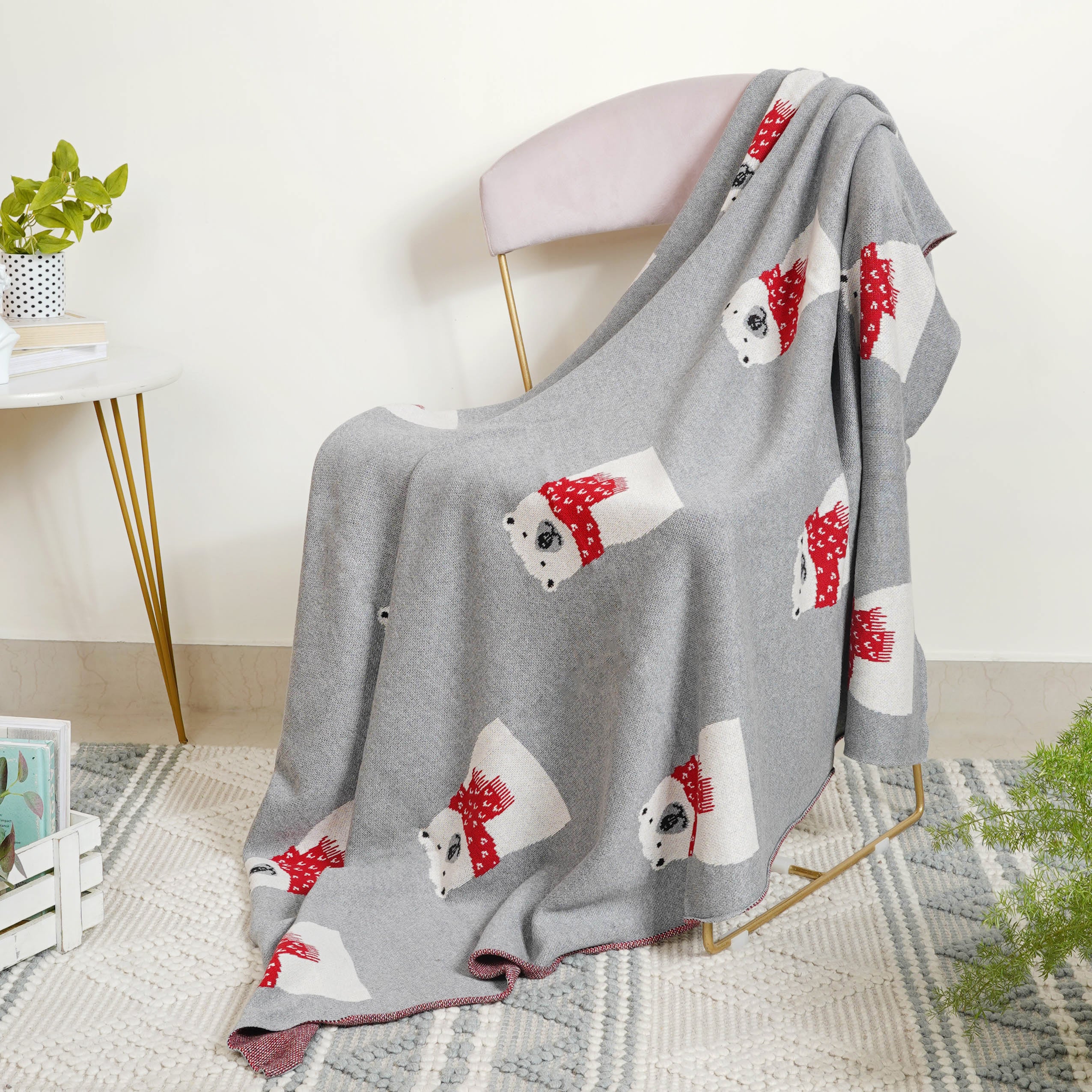 Grey Throw Cover - Image 5