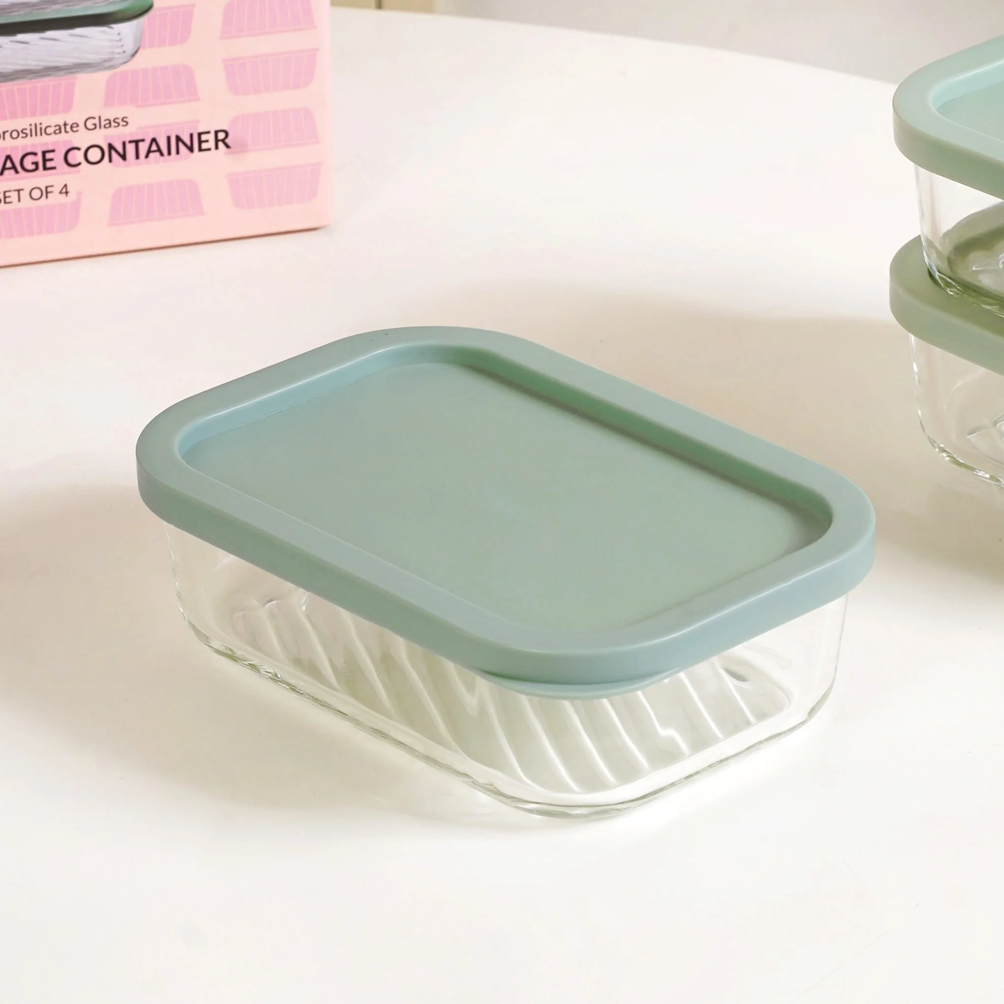 Groovo Food Storage Container Green Set Of 4 520ml - Image 7