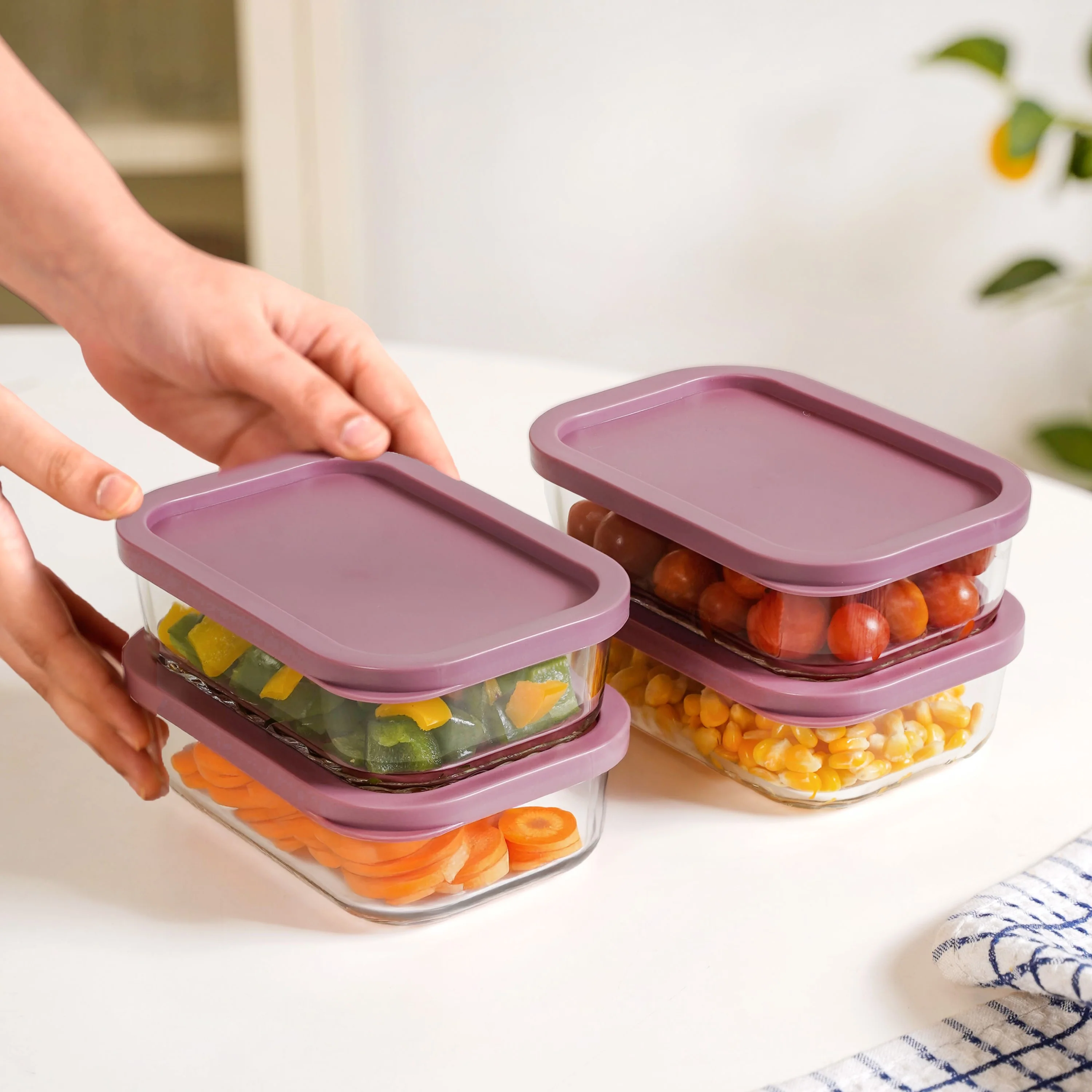 Groovo Food Storage Container Set Of 4 520ml - Image 3