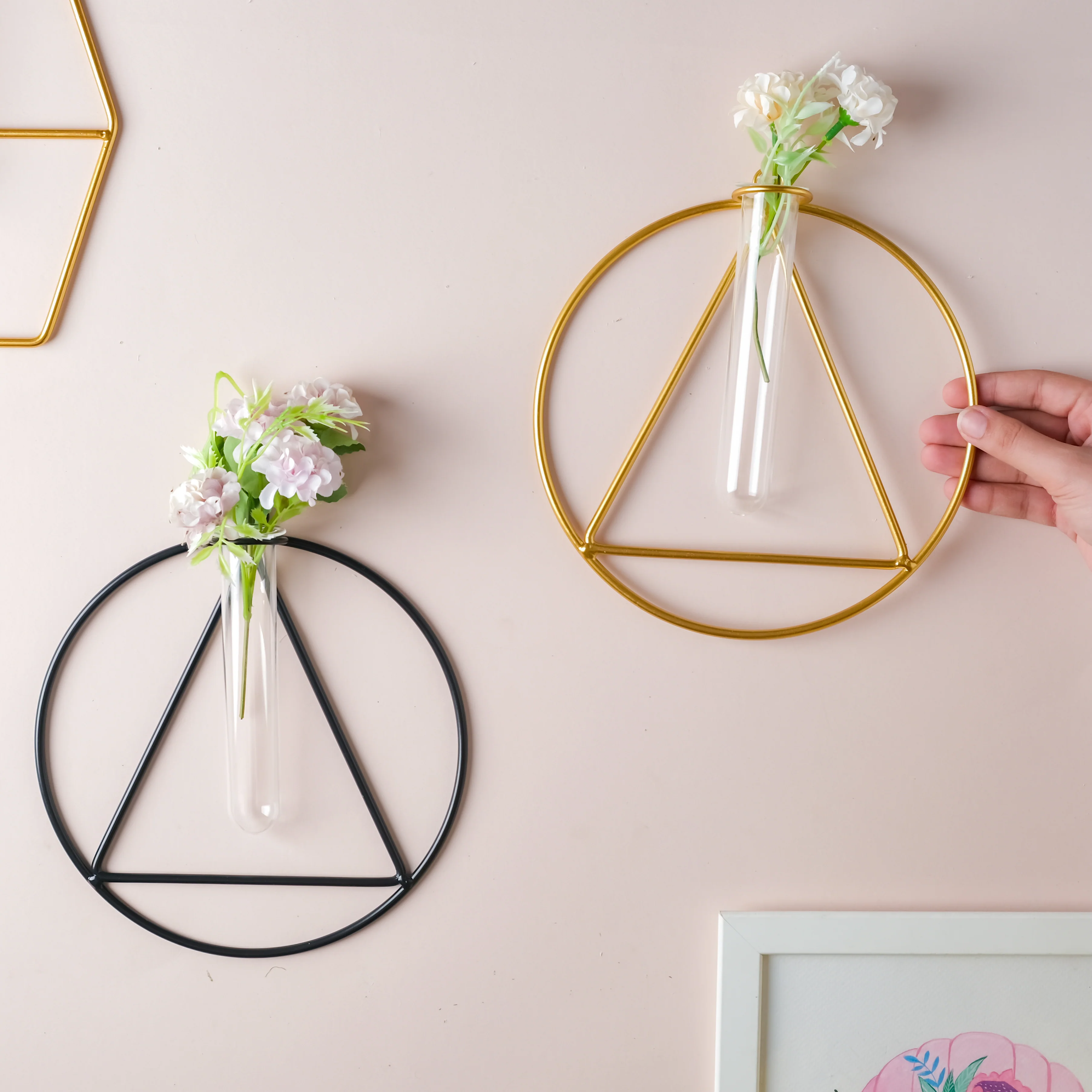 Hanging Glass Planter - Triangle - Image 2