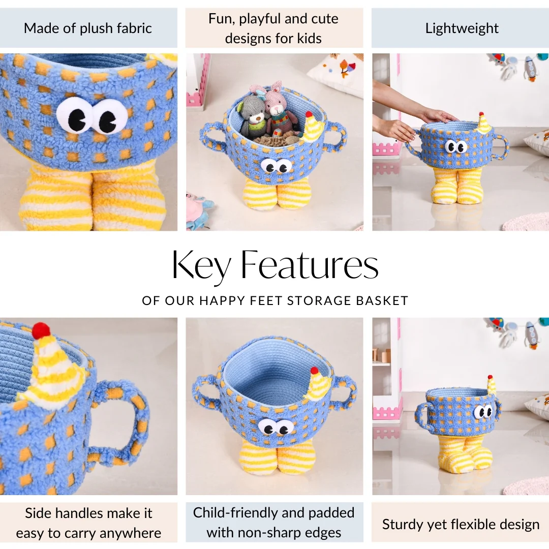 Happy Feet Storage Basket - Image 5