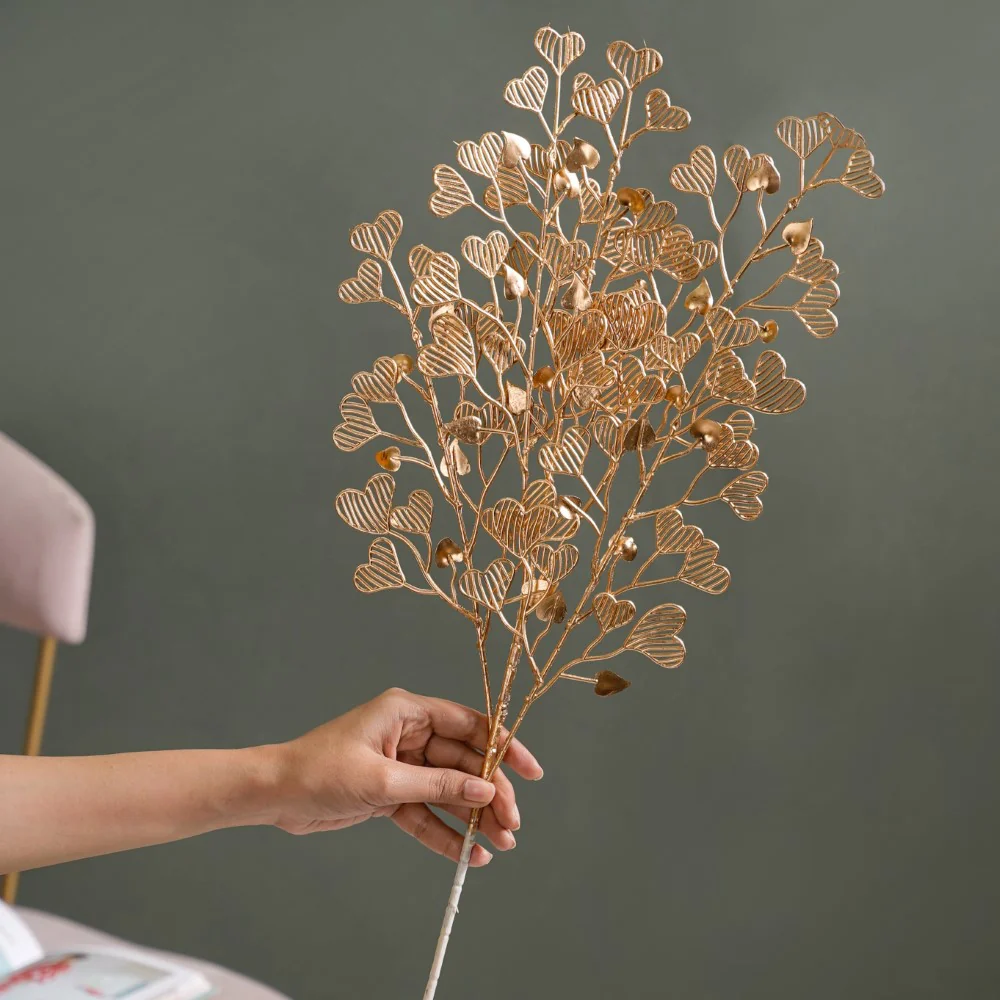 Heart Leaf Stem Gold Set Of 4 - Image 6