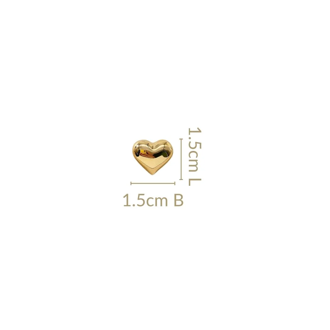 Heart Of Gold Studs - Image 3