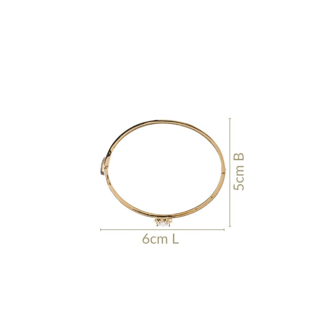 Heart On Sleeves Gold Bracelet - Image 3