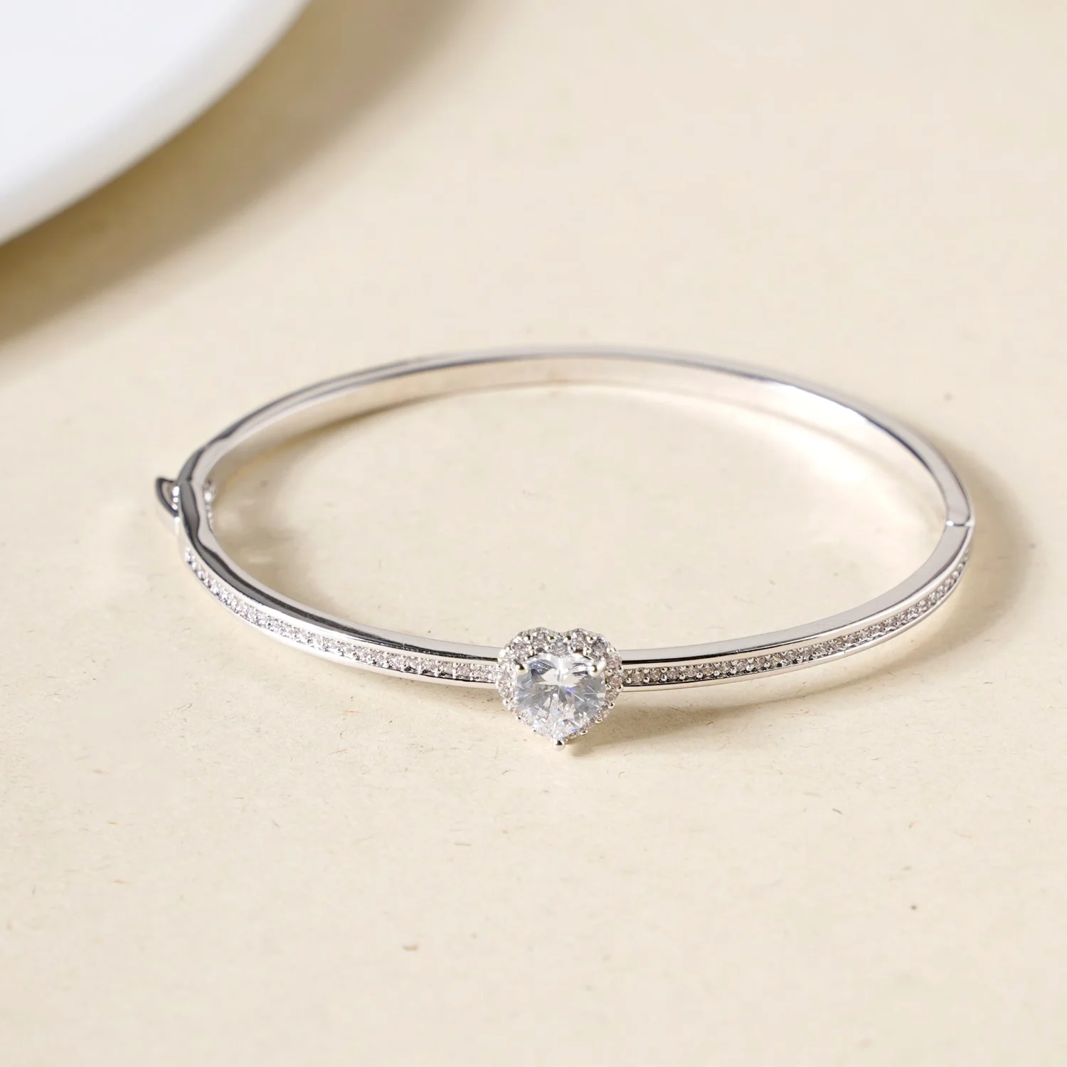 Heart On Sleeves Silver Bracelet - Image 5