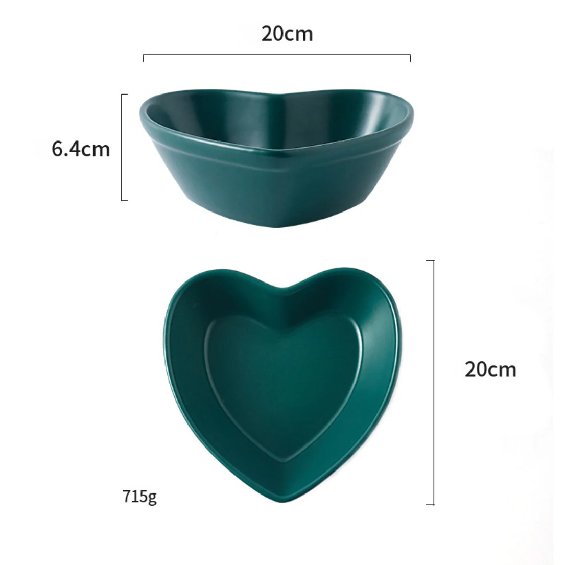 Hearty Ceramic Bakeware Green 7.8 Inch - Image 10