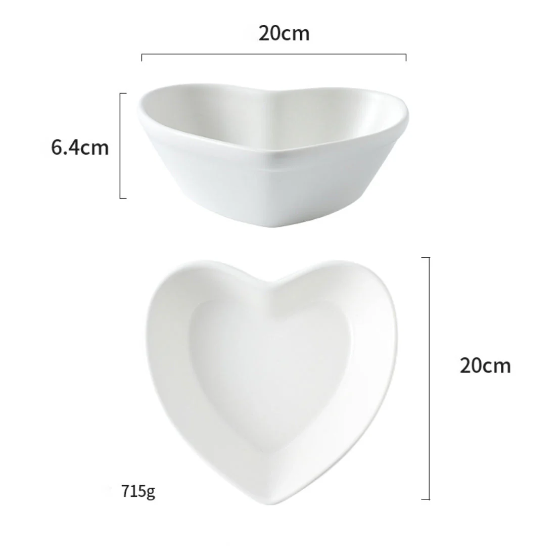 Hearty Ceramic Bakeware White 7.8 Inch - Image 7