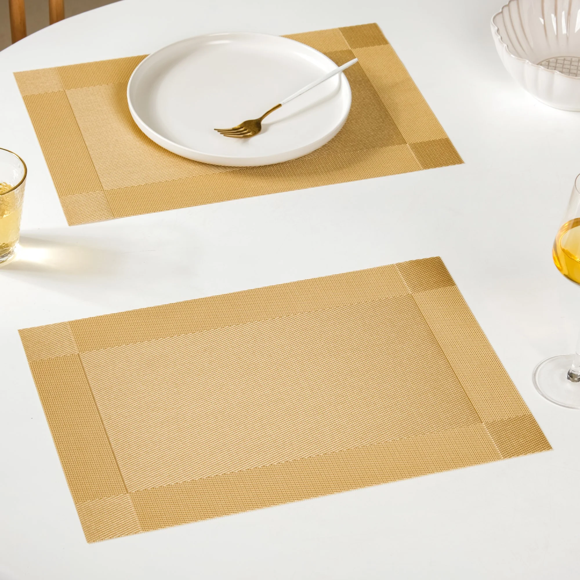Heat Resistant Reversible Table Mat Set Of 6 - Image 2