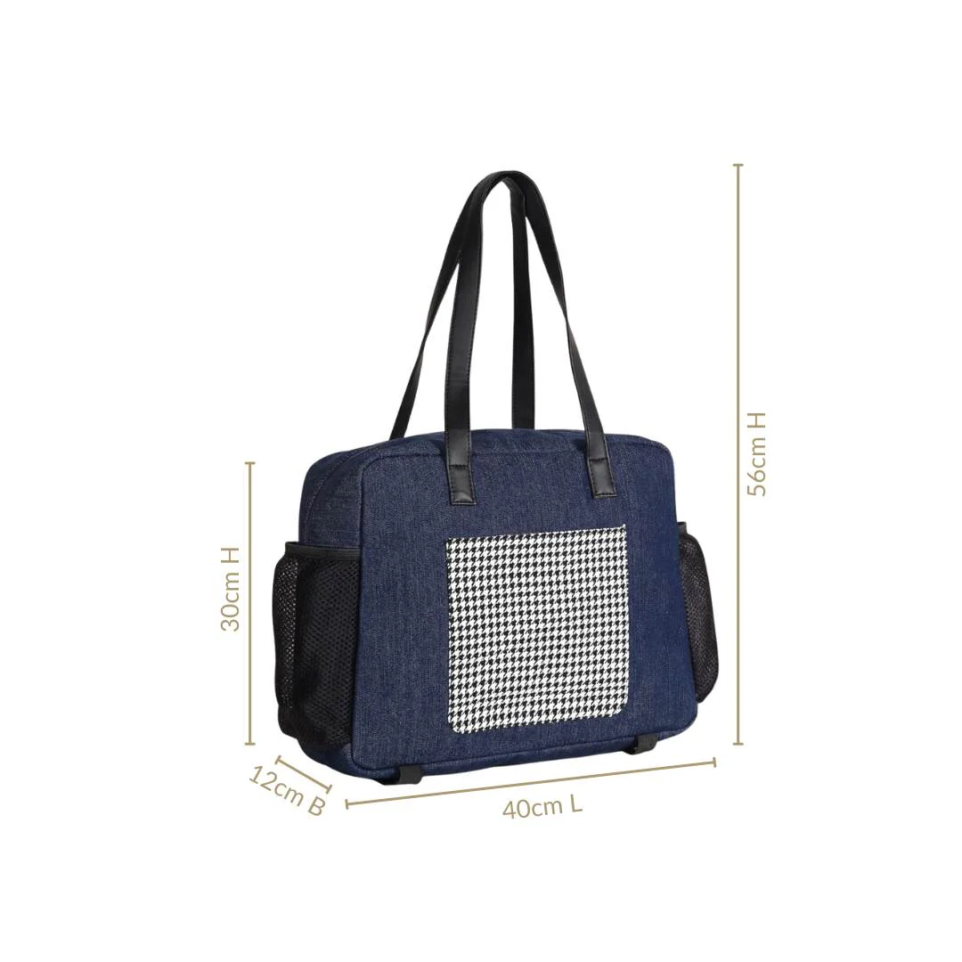 Hold All Denim Tote Bag - Image 4