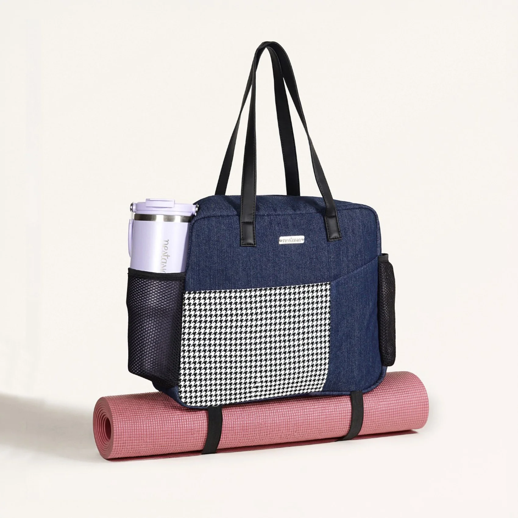 Hold All Denim Tote Bag - Image 7